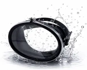 Diving Goggles Adult Premium Large Single Lens Diving Mask | Adjustable Head Strap + Silicone Skirt | High Definition Underwater Visibility for Snorkeling/Scuba Diving