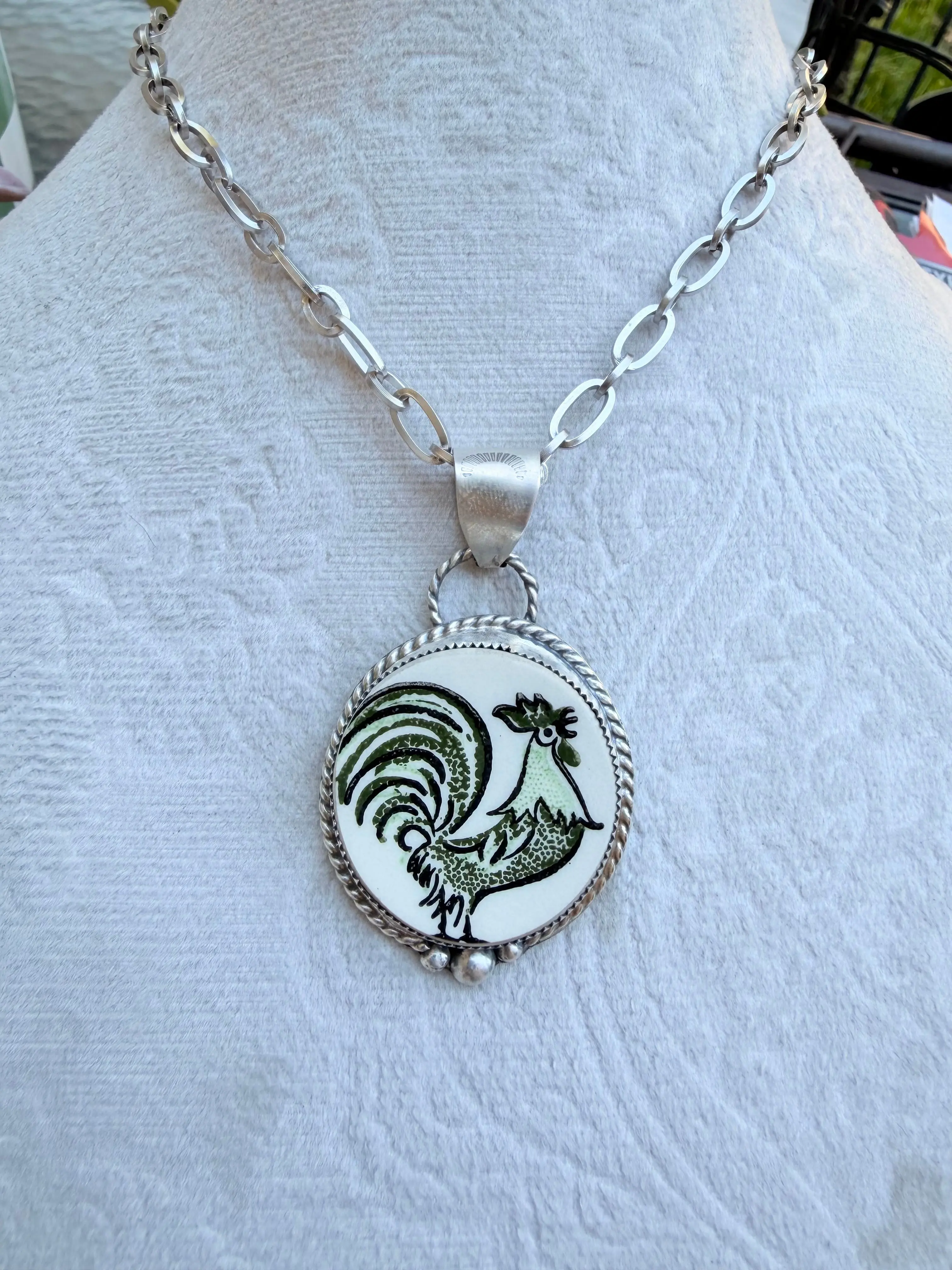 Rooster pendant
