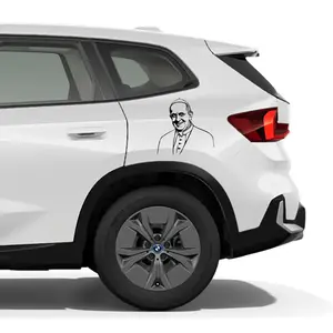 POPE FRANCIS Car Motorcycle Scooter Camper Boat Pope Francis Hood Off-Road Truck Caravan Tuning Sticker Decal Jeep Vespa Pope Francis Sticker, Small Catholic Sticker, Catholic Teacher Sticker