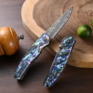 Elegant Abalone Shell Kitchen Cutter, Portable Fruit Prep Tool for Daily Home Cooking