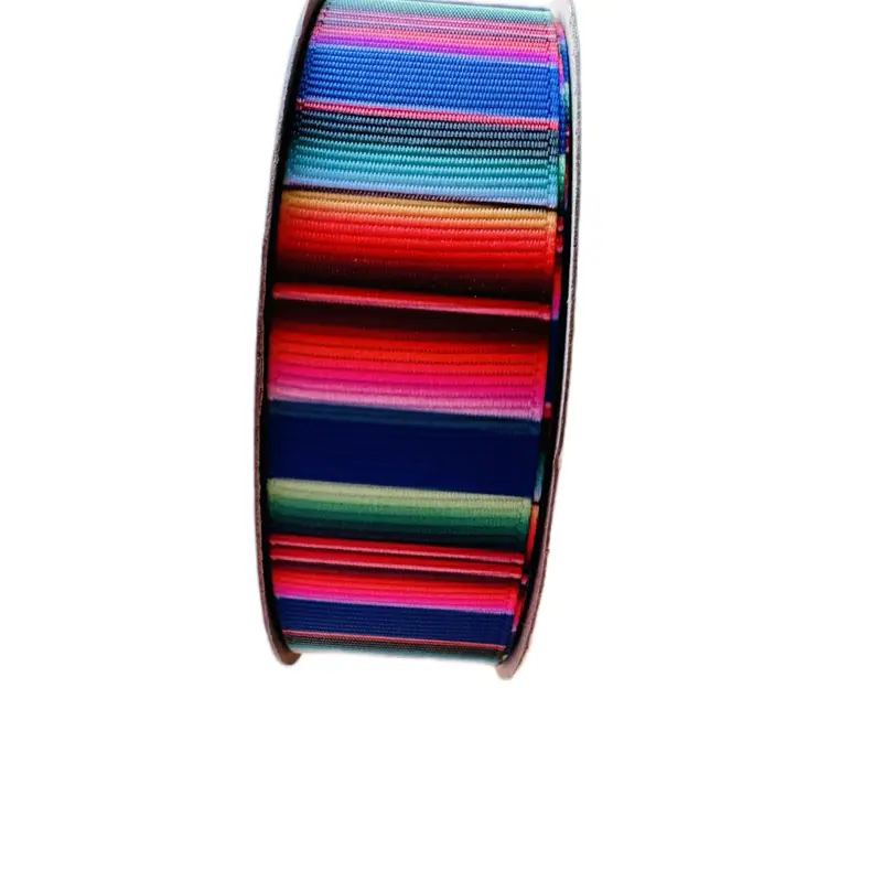 Grosgrain 7/8 Sarape Ribbons 25 Yards Ribbons for Elegant Floral Face Design
