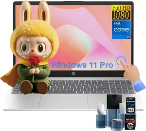 HP Flagship Touchscreen Laptop Computer - Intel i7-1355U(10-core), 15.6" FHD Touchscreen, Intel Iris Xe Graphics, 16GB RAM, 1TB SSD, Windows 11 Pro, w/Accessories Kit