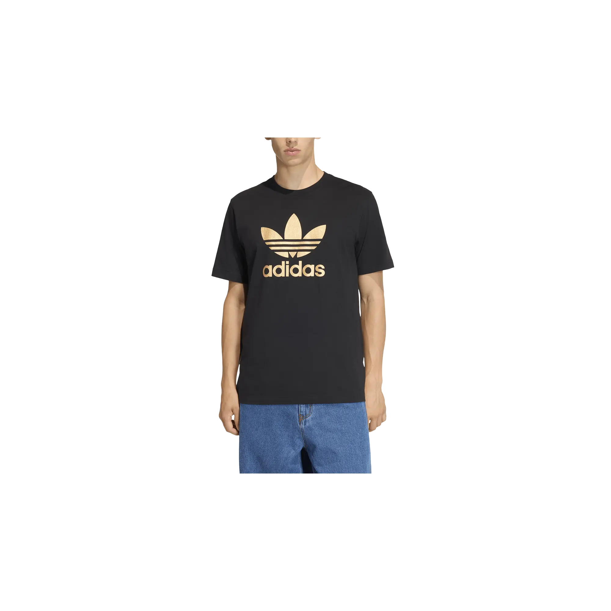Originals Trefoil Essentials T-Shirt "Black / Gold" KR8881