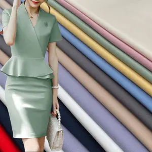 (36 Inch/1 Yard)Spring And Autumn Suit Fabric Double Sided Beige Men And WomenSuit Pants Wrap Skirt Pleated Skirt Uniform Jacket Fashion Fabric