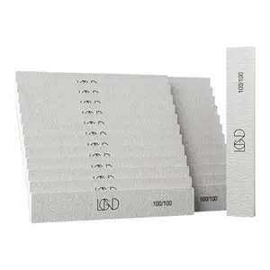 Chaun Legend Zebra Rectangle Nail Files 100/100 - 25pcs