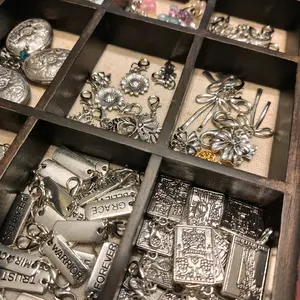 Contemporary Charms for Custom Charm Bracelet Gold Tone & Silver Tone Assorted Designs Perfect for Personalized Jewelry