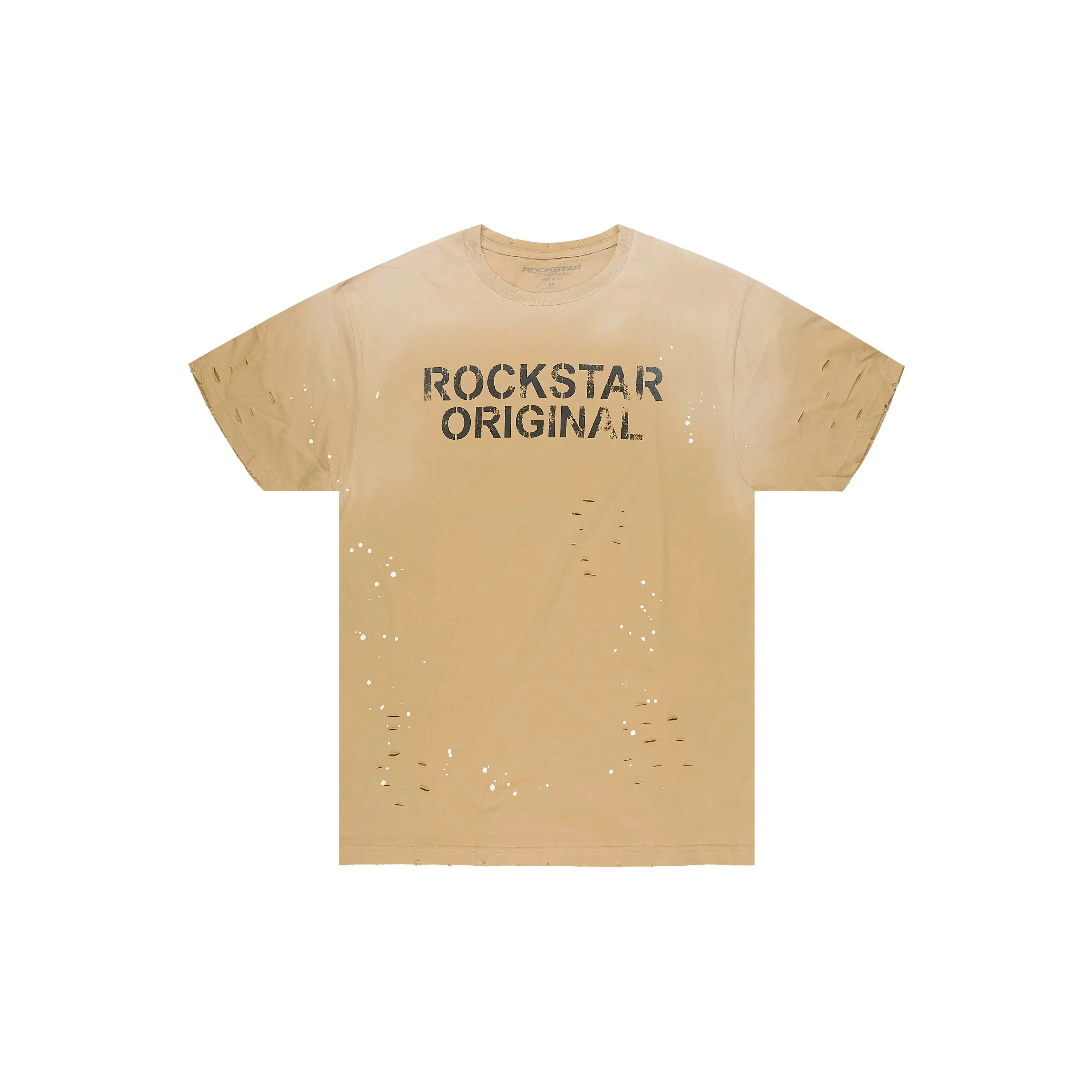 Reign Beige Oversized Graphic T-Shirt