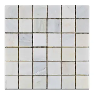 Calacatta Prestige (Asian Statuary) 2x2 Polished/Honed Mosaic Tile
