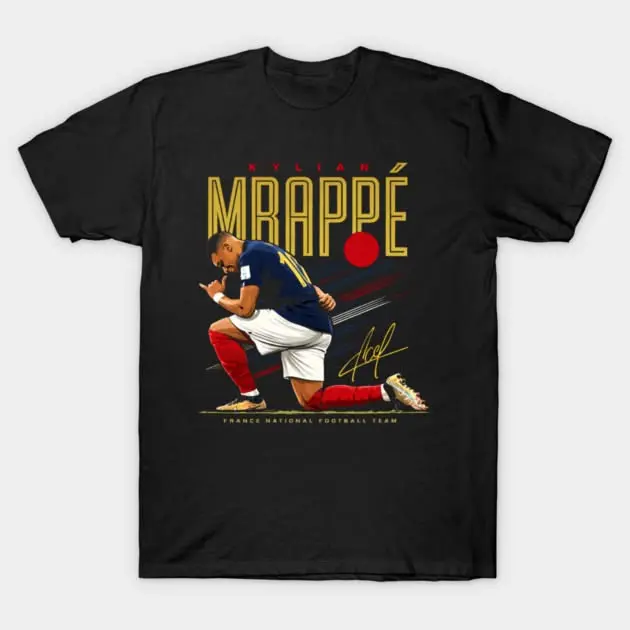 Kylian Mbappé T-Shirt Classic Football Fan Shirt
