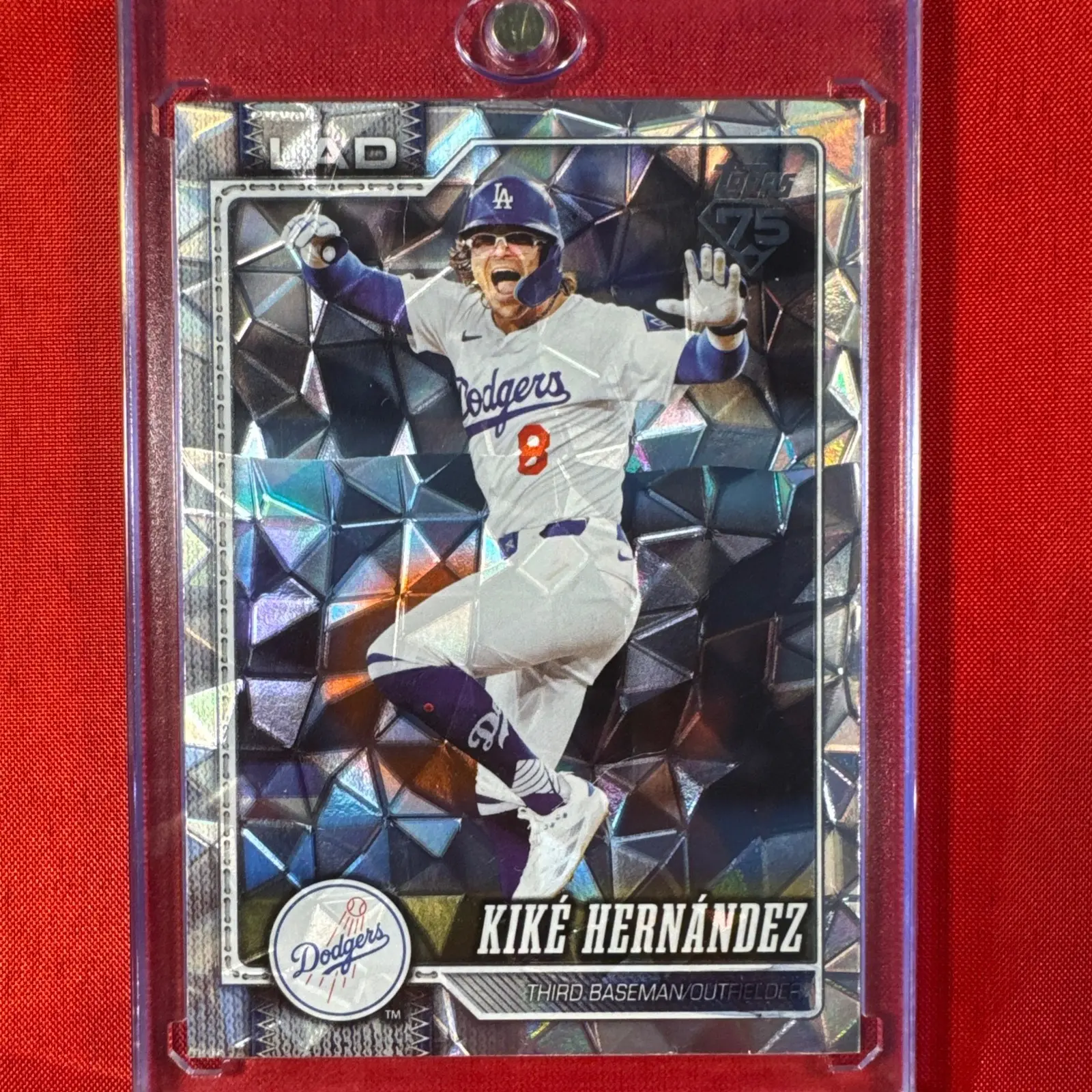 2026 Topps Series 2 KIKE HERNANDEZ Diamante Foil #571 Dodgers