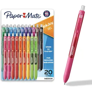 Paper Mate InkJoy Pens Gel Pens Medium Point (0.7mm) Assorted 20 Count