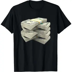 Stack of Money Funny Rich T-Shirt
