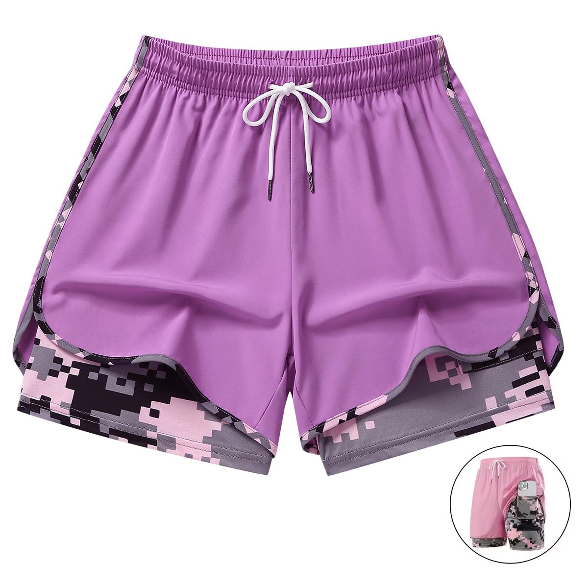 Set of 3 women’s casual athletic shorts — summer lightweight, double-layer breathable running shorts for yoga and cycling, elastic waistband, mid-thigh length,summerwins,summeroutfits,vacationoutfits,beachoutfits Set of 3 women’s casual athletic shorts — summer lightweight, double-layer breathable running shorts for yoga and cycling, elastic waistband, mid-thigh length,summerwins,summeroutfits,vacationoutfits,beachoutfits