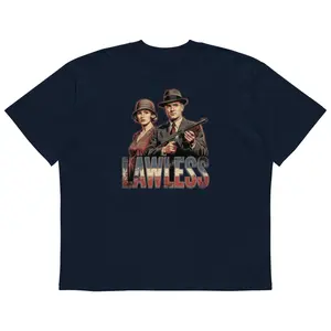 Bonnie & Clyde Unisex organic oversized high neck t-shirt