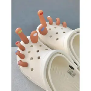 10-Piece Cartoon Shoe Charms Set, Creative Style Decorative Shoe Accessories