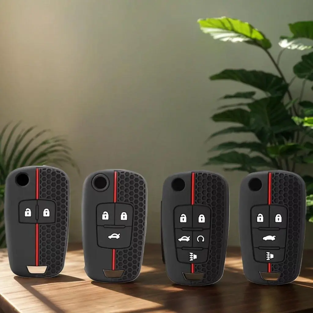 For Chevrolet Car Key Fob for Chevrolet Chevy Cruze Malibu Camaro Aveo Equinox Impala Sonic 2 3 4 5 Buttons Car Smart Key Case