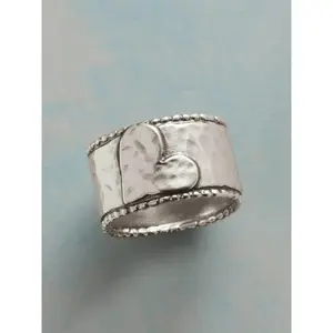 Fashion Jewelry for Party, Everyday Accessories, Trendy All-match & Exquisite Jewelry for Birthday Gift, Vintage Rings, Heart Signet Ring, Heart Cluster Ring