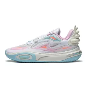 LINING All City 11 V2 Kids & Youth Basketball Shoes Men's Low top White Blue Pink ABPT067-2