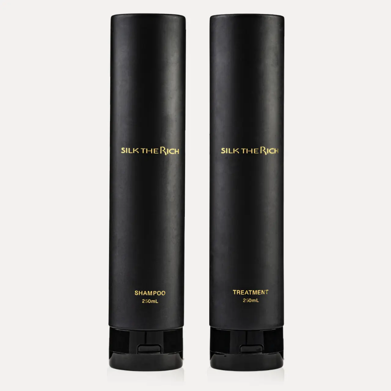 SILK THE RICH Scalp Shampoo & Conditioner Set - Woody Fragranced Cleanser, Hydrating Clarifying, Moisturizing, Anti-Dandruff, Salon-Grade Repairing, Color Protection Haircare (for All Hair Types)