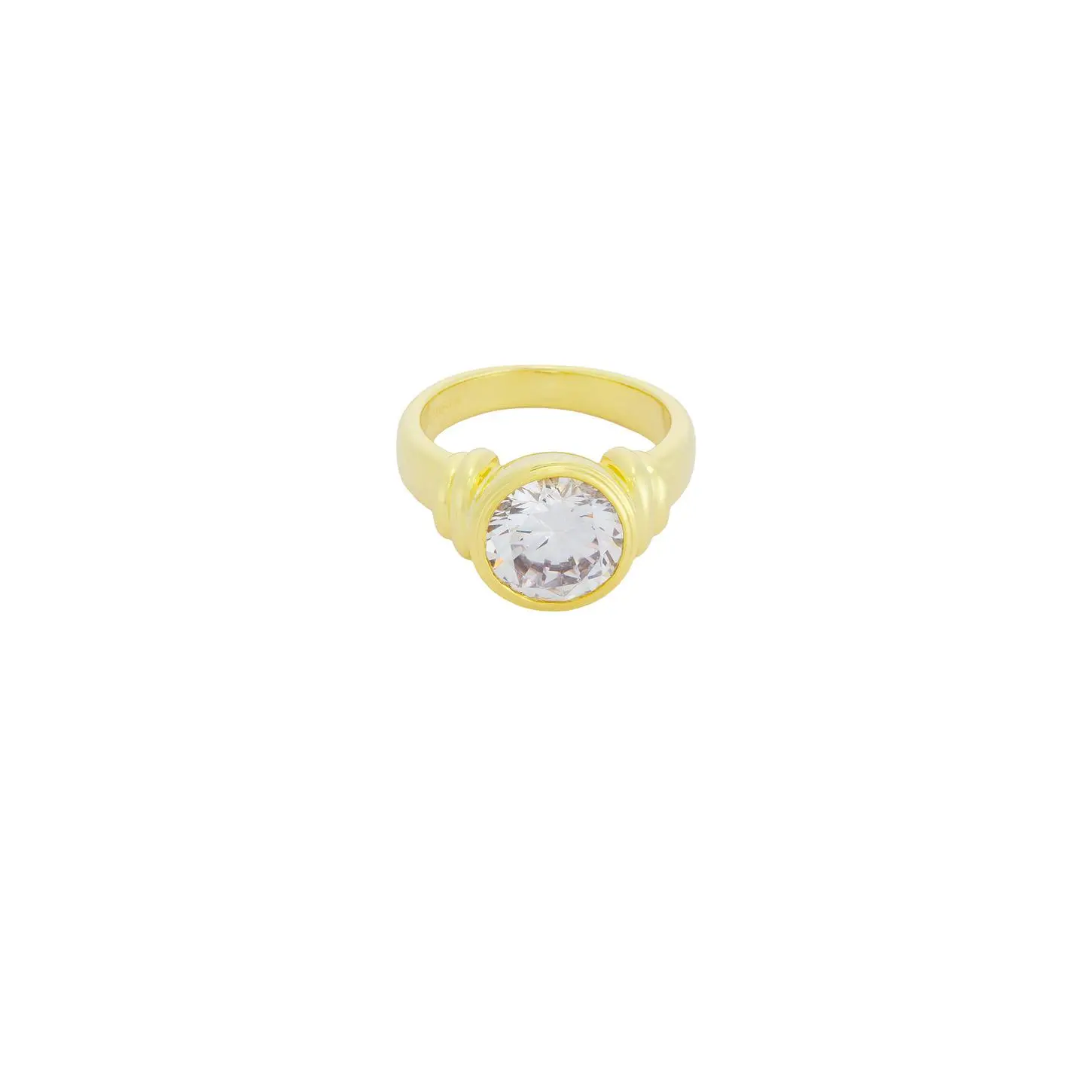 SHASHI Diamond Pinky Ring in Gold