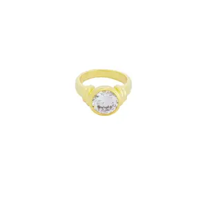 SHASHI Diamond Pinky Ring in Gold