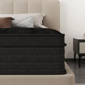 Grymtex 12 Inch Twin Full Queen King Size Hybrid Mattresses Medium Firm Support Relieve Back Pain Easy Setup Outdoorfun Sleep Well Mattresses In A Box Sweet dream Skin-friendly Orthopedic Memory Foam Supportive Memory Foam Mattress