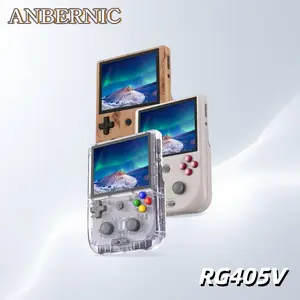Anbernic RG405V Handheld Game Console Aluminum Alloy Android 12 4.0 Inch IPS Protection Touch Screen Retro Game Console