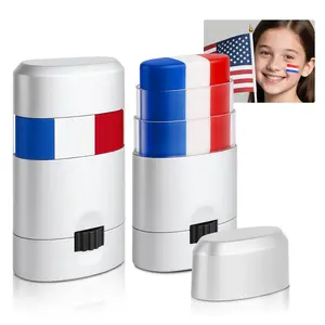 【Summervibes】Soccer Fan Face Paint Sticks- Patriotic Pride 4th of July Accessories for Women, Eye-Black Stick Baseball Softball Sports Makeup, Fourth of July USA Accessories for Independence Day