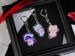Alien Stage Chibi Cat Ears Acrylic Keychain