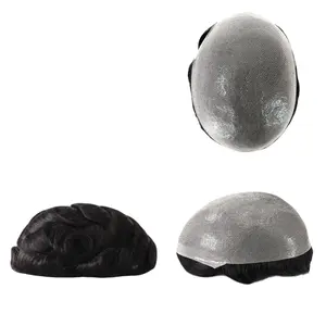 Thin Skin 8x10 Toupee 115% Medium Light Density 30mm Wave Hair