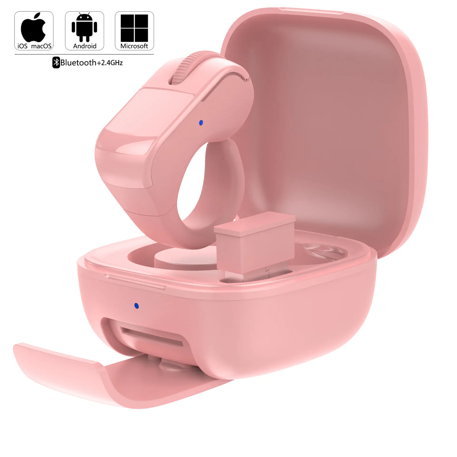 Pink  （with a USB receiver）