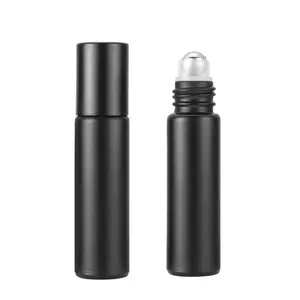 Glass Essential Oil Roller Bottle – Refillable Aromatherapy Tube (10ml)
