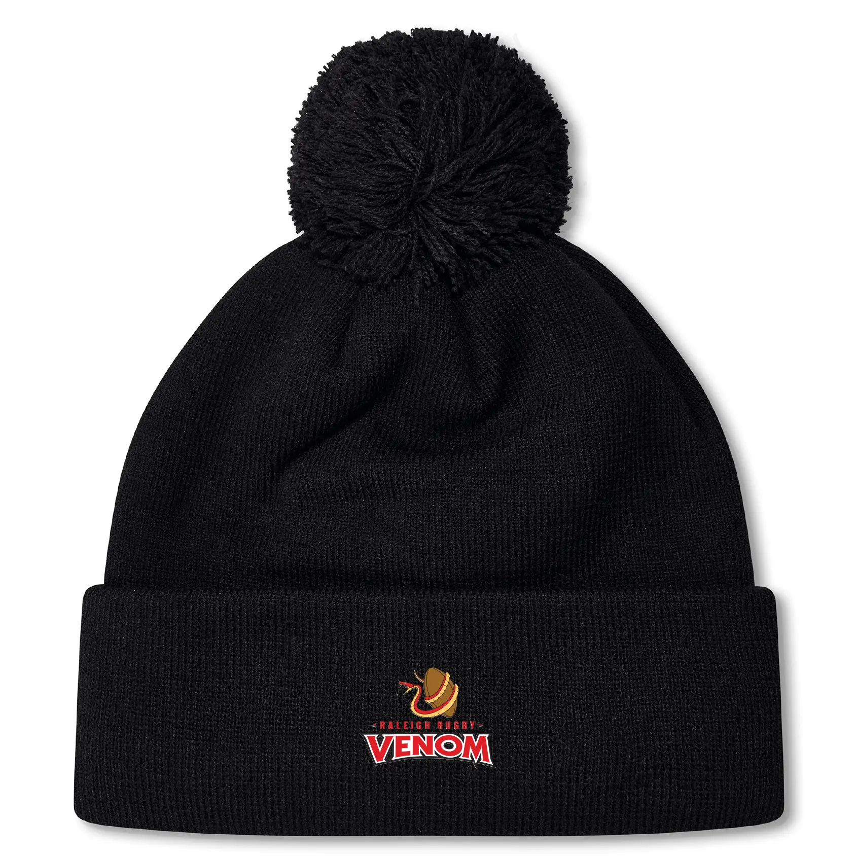 Raleigh Venom Pom Pom Beanie by Canterbury
