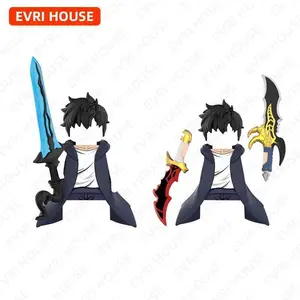 2026 new Animes Mini Building Block Dolls Action Figures Bricks Solo Leveling Comic Assembly Assembly Toys for Children DXMH539-544