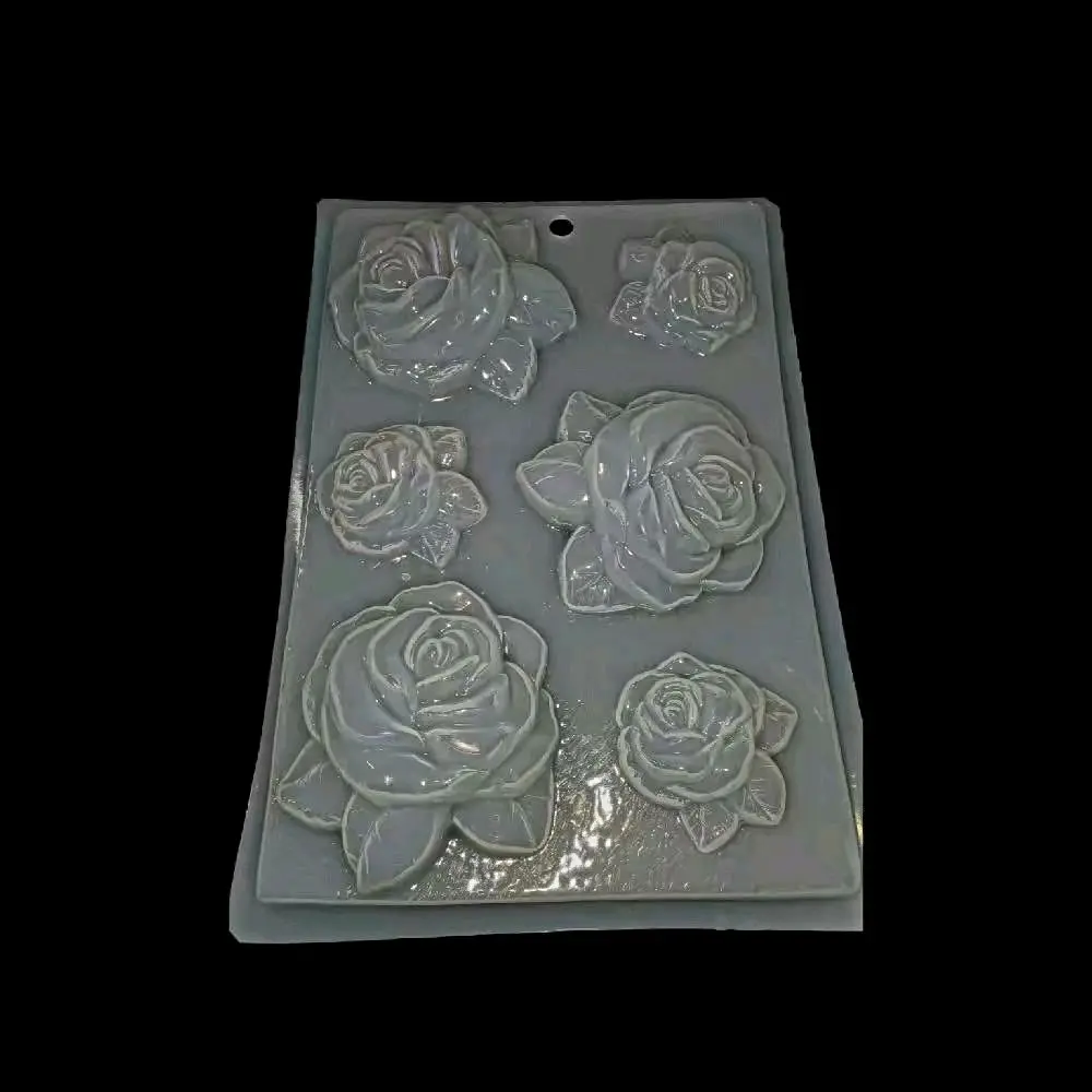 molde para gelatina de rosas  grandes