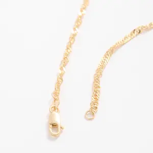 14K Gold Singapore Necklace