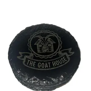 Slate Coasters - Set of 4 for Kitchen and Bar Tableware Stylish Cover