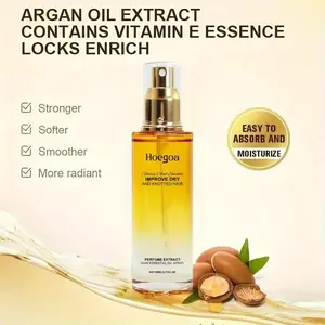 Hoegoa 2.71oz Smooth Hair Care Essence Oil with Avocado Camellia & Jojoba Oils for Gentle Nourishment Frizz Prevention & Shiny Hair Daily Care - Haircare Rosemary Essential Oil Hair Blend shampu