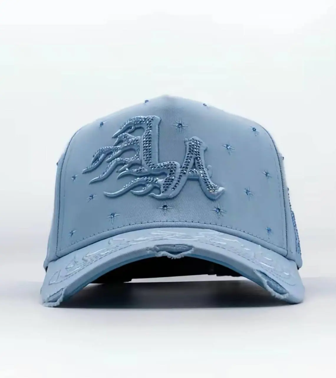 LA CRYSTAL TOTAL BLUE Fashion Accessory cap