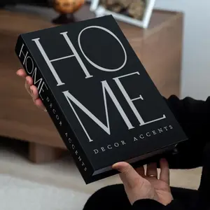 Elegant Decorative Box for Coffee Table, Library, or Coat Rack, Faux/artificial Books for Modern Decoration, Photo Storage, Memorial Gifts