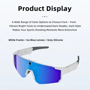 2026 New V06 Smart Glasses, Multi-Functional Bluetooth-compatible Calling, 8mp Camera, Dual Mode Transmission, 1200p Video Recording, Ideal for Sports