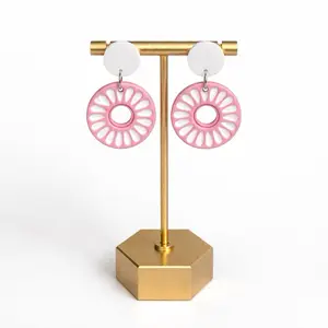 Polymer Clay Earrings Lightweight Handmade Hypoallergenic in Multiple Colors for Everyday Wear