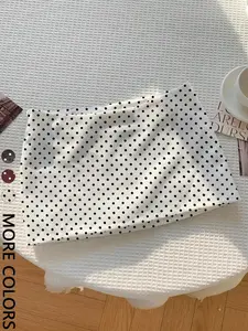 Women's Polka Dot Print Fashion Multifunctional Short Skirt, Valentine's Day Casual Wear, Stylish Summer