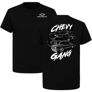 Chevy Gang 2 Sided T-Shirt, Chevrolet Truck Graphic Tee, Street Truck Lifestyle Shirt For Car Enthusiasts & Speed Fans, Gift For Him, Husband