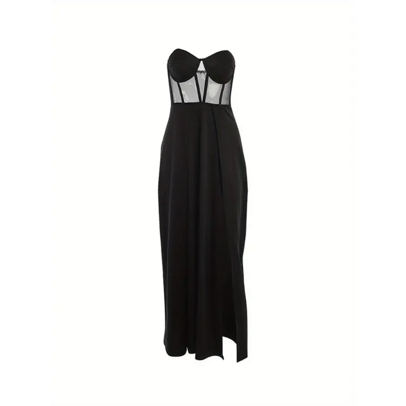 black silk maxi slip dress Organic Silk Slip Dress Made in Italy – Inez Black | HERTH Black / S | ITA 40 | EU 36 | UK 8