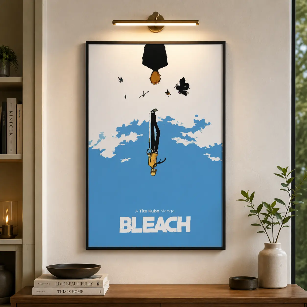 Bleach Upside Down World 1-Piece Anime Print Poster - Premium Waterproof Unframed Wall Decoration, Ideal Gift for Bleach Fans, Suitable for Dorm Room Decor, Anime Art, One-Piece