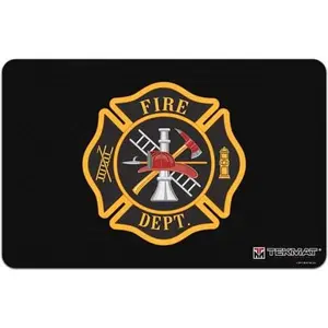TEKMAT ARMORERS BENCH MAT 11"X17" FIREMANS SHIELD