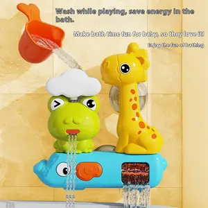 Baby Bath Toy Frog Spinning Fun, Unisex Infant Water Play Sprinkler, Suitable for Babies Aged 1+, Safe Non-Toxic Bathroom Toy, Bath Time Fun