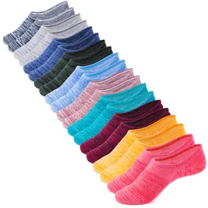 IDEGG No Show Socks Women 10 Pairs Low Cut Anti-Slid Novelty Athletic Casual Invisible Liner Socks(10*Colors) Springtok Womenswear
