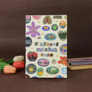 Girlhood Sticker Book, 2026 New Aesthetic Sticker Book for Adults with 1260+ Cute Illustration Stickers for Journals, Planners, DIY Scrapbook Supplies